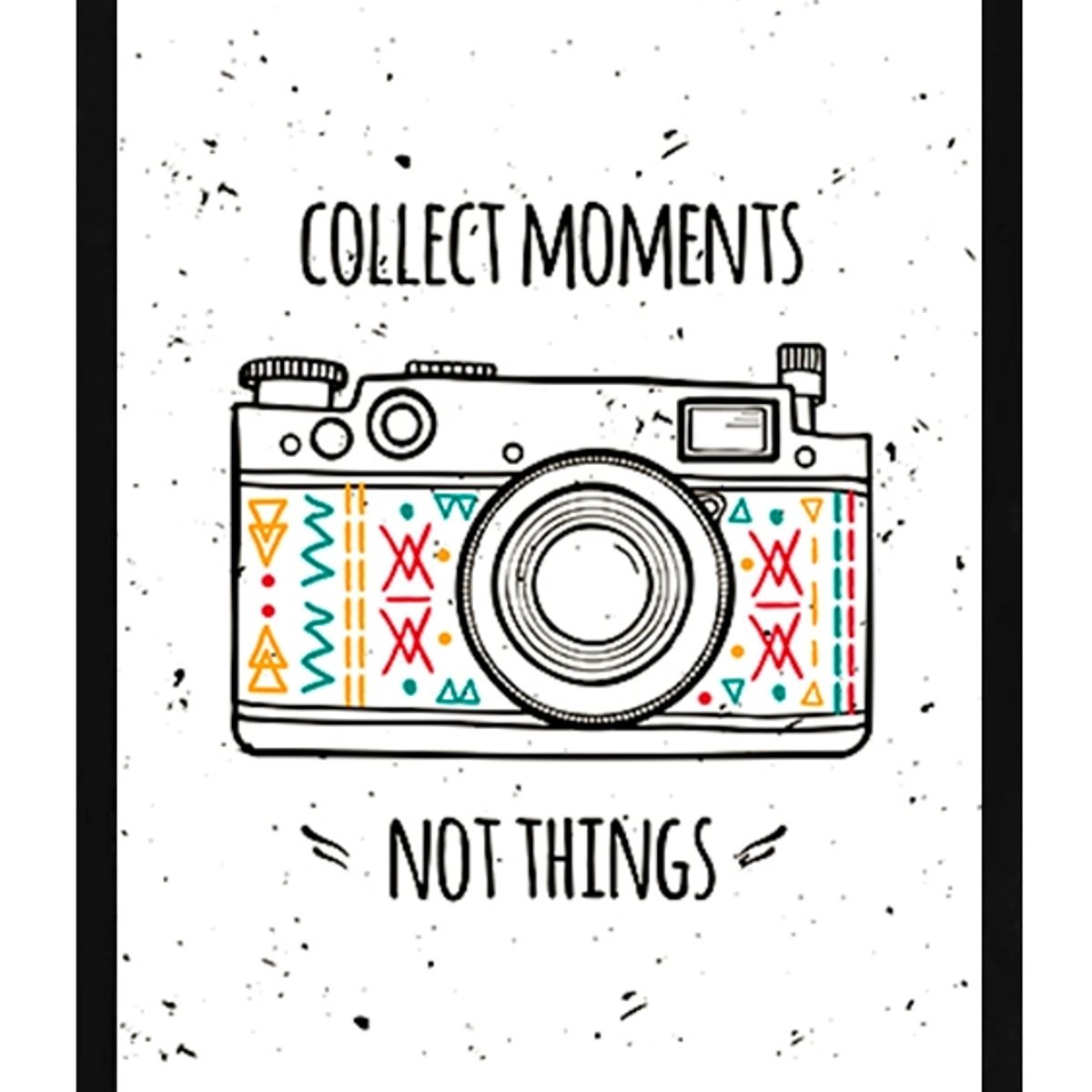 PAPEL ILUSTRADO - Cuadro Collect Moments 40x50 cm Marco Negro