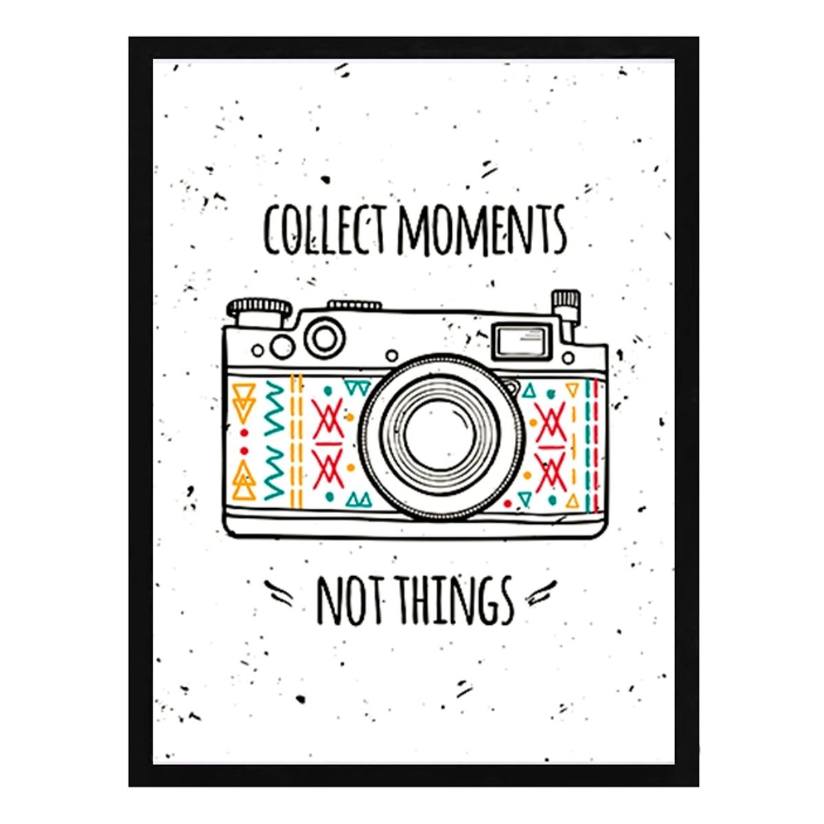 PAPEL ILUSTRADO - Cuadro Collect Moments 40x50 cm Marco Negro