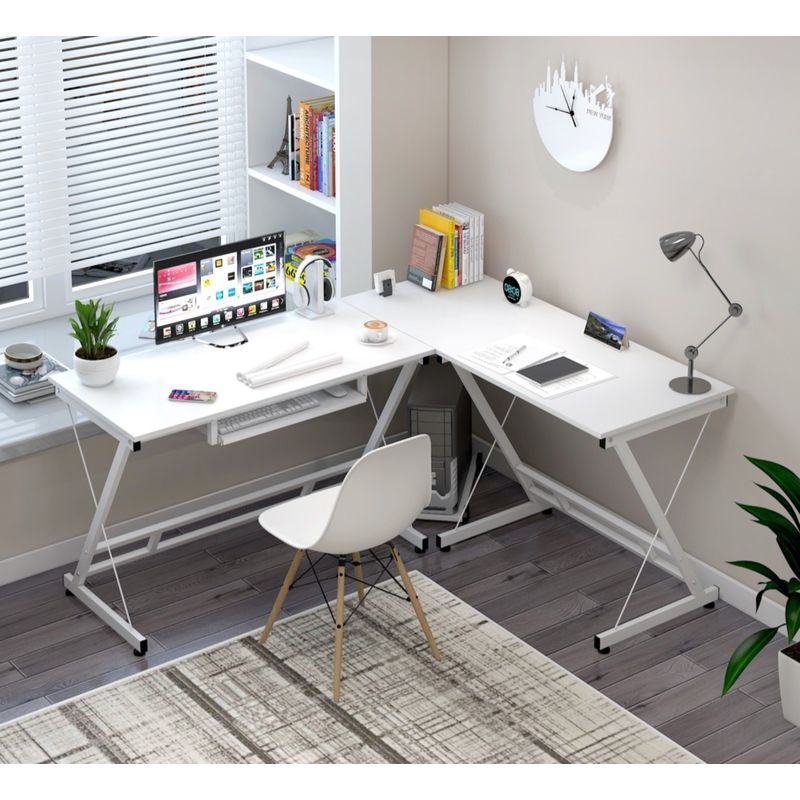 HOMER DESIGN - Escritorio Mesa Forma L Esquinero 110x51+120x51cm ZZ-M