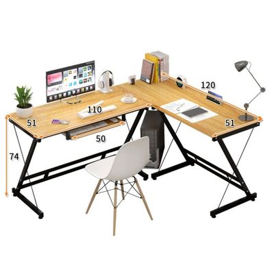 Imagen 2 del producto Escritorio Mesa Forma L Esquinero 110x51+120x51cm ZZ-M…