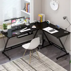 HOMER DESIGN - Escritorio Mesa Forma L Esquinero 110x51+120x51cm ZZ-B