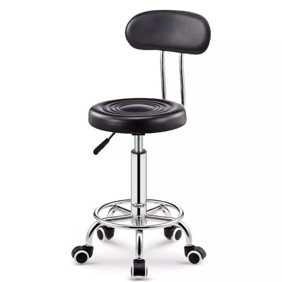 GENERICO - Piso Taburete Bar Con Ruedas Silla Con Respaldo