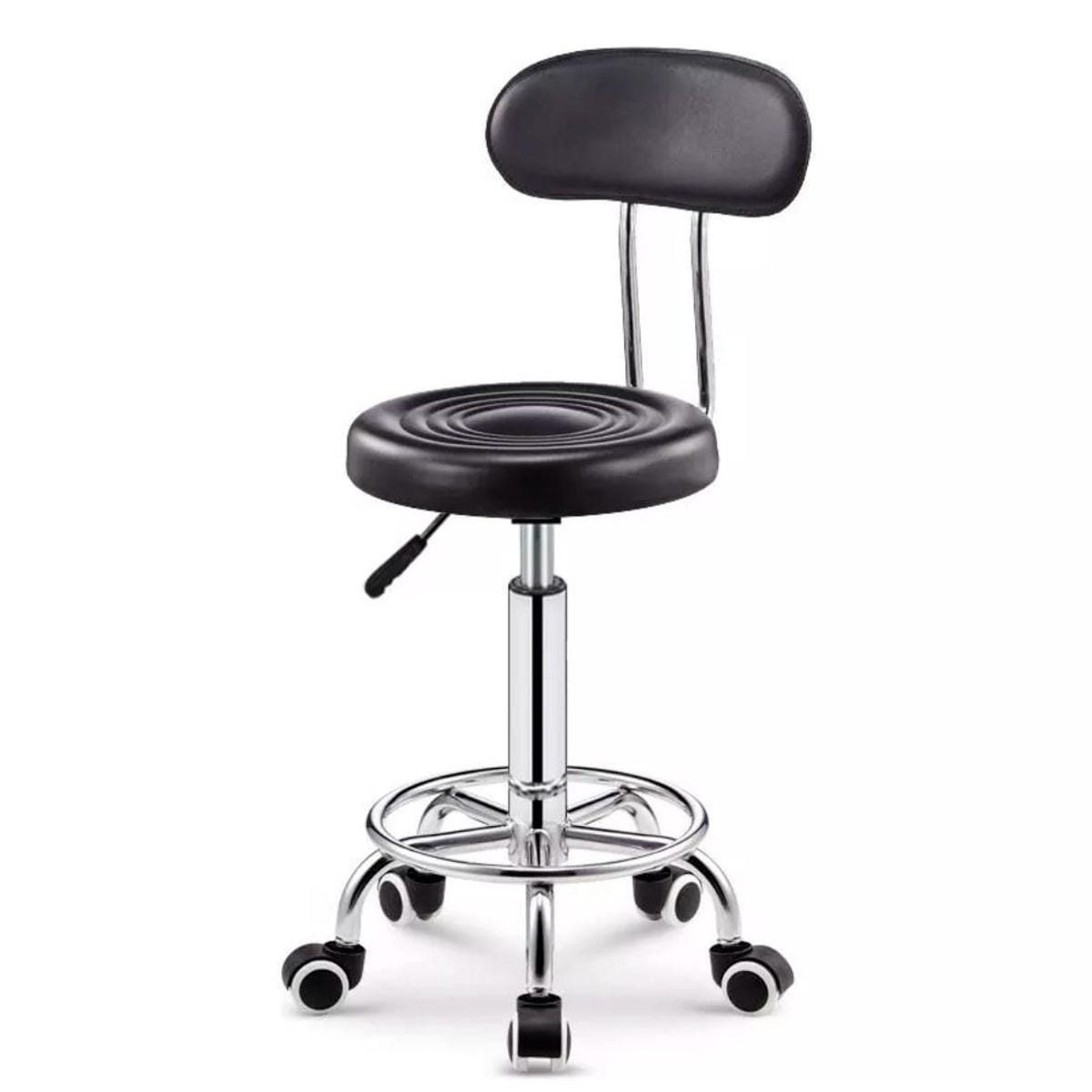 GENERICO - Piso Taburete Bar Con Ruedas Silla Con Respaldo