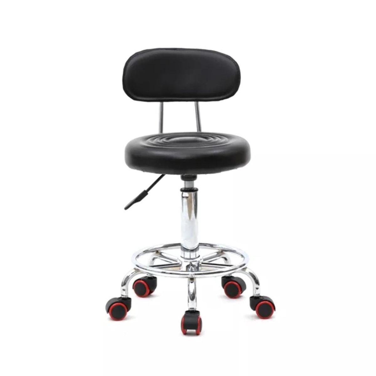 GENERICO - Piso Taburete Bar Con Ruedas Silla Con Respaldo