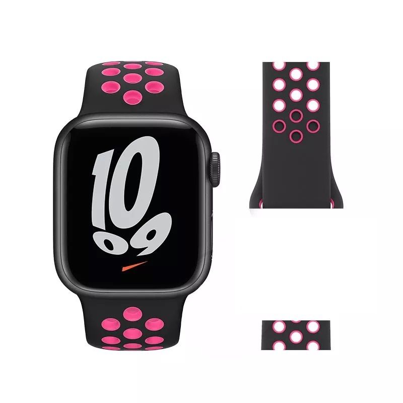 GENERICO - Correa Sport Deportiva Silicona para Apple Watch Todas las Series