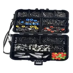 GENERICO - Kit De Accesorios De Pesca Con Caja De Aparejos 177 piezas