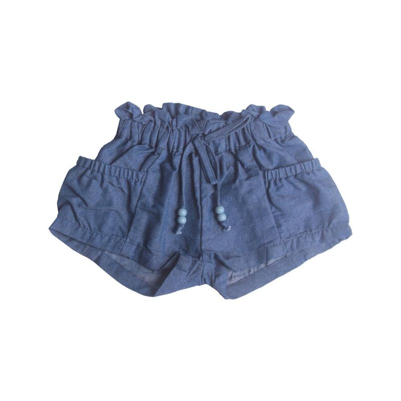 PILLIN - Short Bebe Niña Azul Pillin - Azul