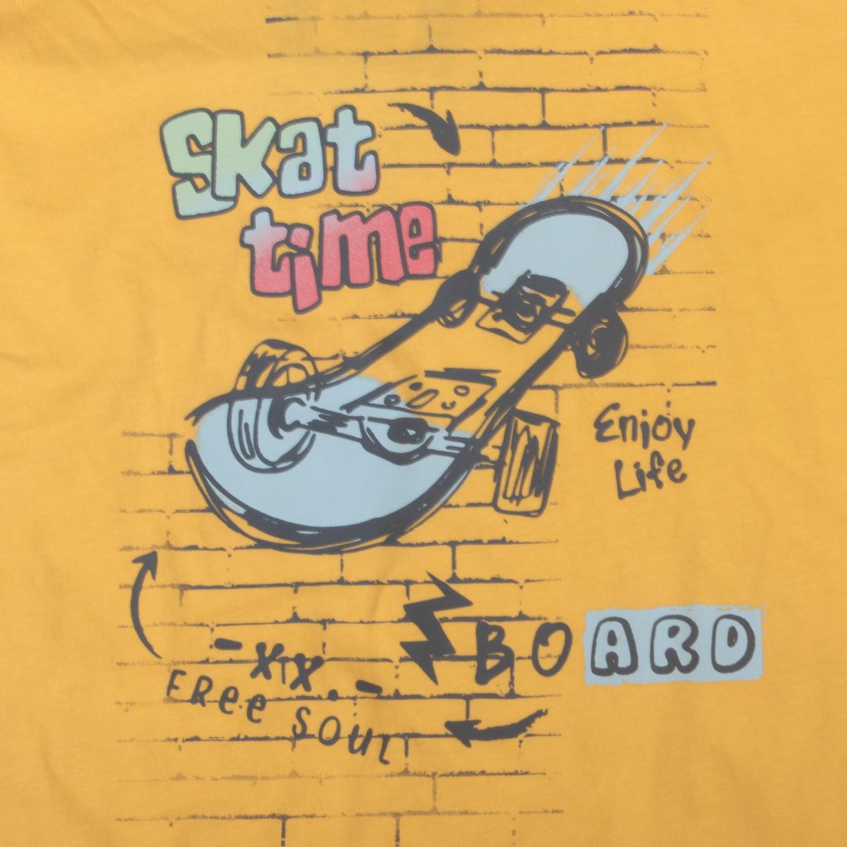 PILLIN - Polera Niño Amarillo Pillin PILLIN