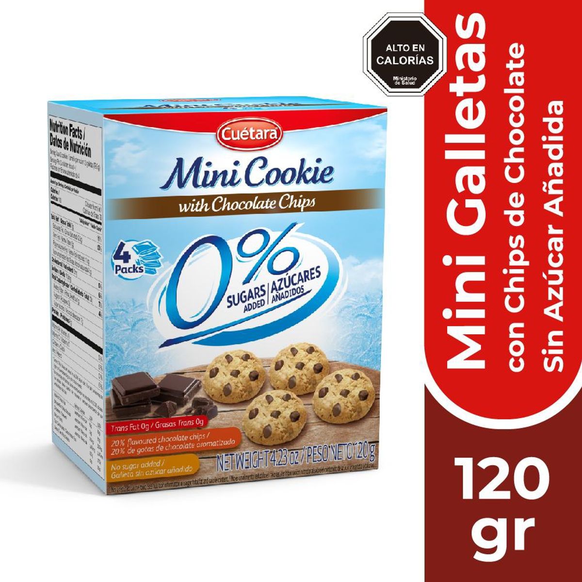 CUETARA - Galletas Cuetara Mini Cookies 0% Azúcar America CUETARA