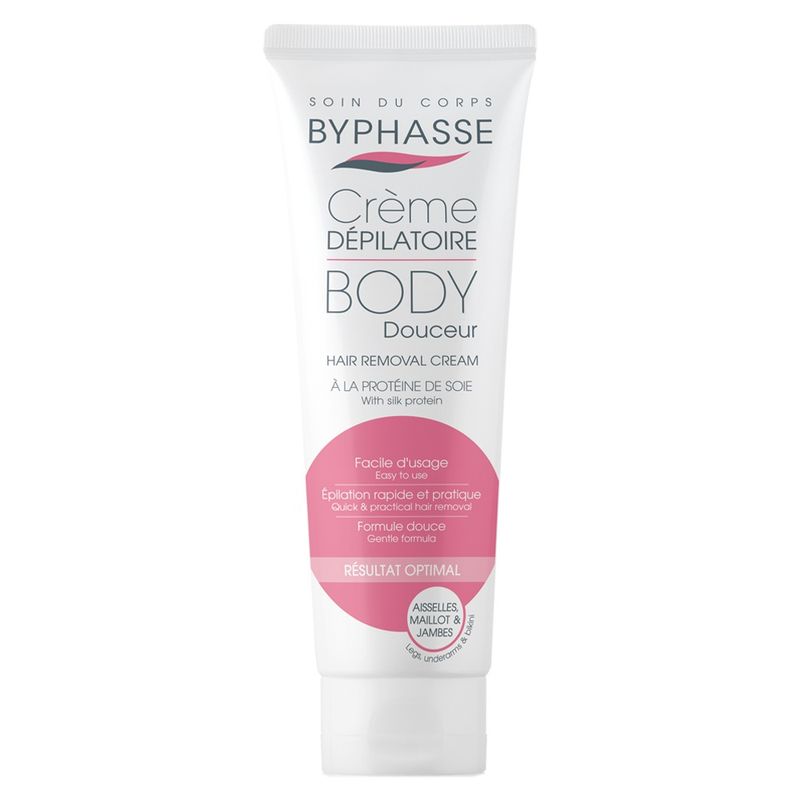 BYPHASSE - Crema Depilatoria Extractos De Seda 125 Ml