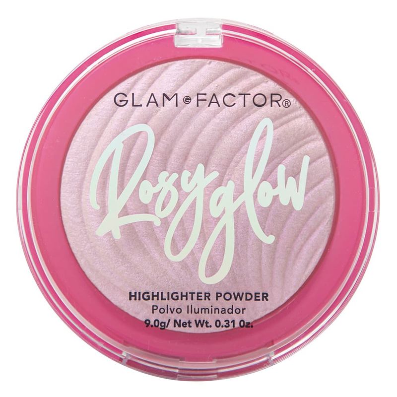 GLAM FACTOR - Polvo Iluminador Rosy Glow