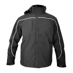 KBEEN - Chaqueta Softshel hombre gorro desmontable CABURGA