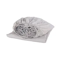 COMPLEMENTA HOMEDESIGN - Sábana Bajera Algodón Ava - Cool Grey / 2 PL