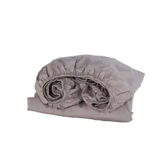 COMPLEMENTA HOMEDESIGN - Sábana Bajera Algodón Ava - Dark Grey / Queen