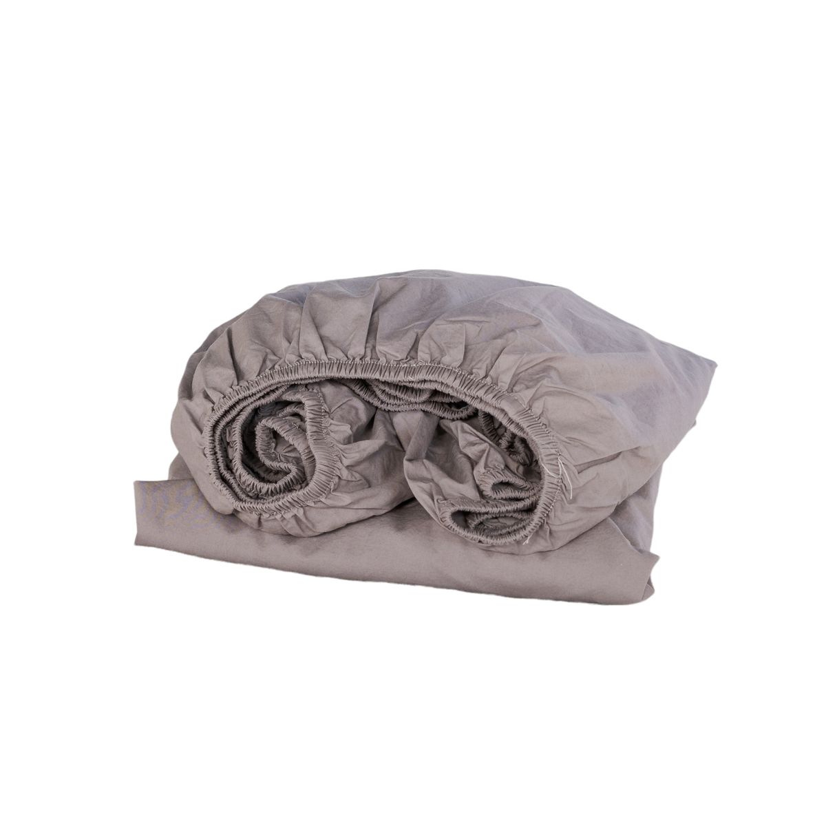 COMPLEMENTA HOMEDESIGN - Sábana Bajera Algodón Ava - Dark Grey / 2 PL