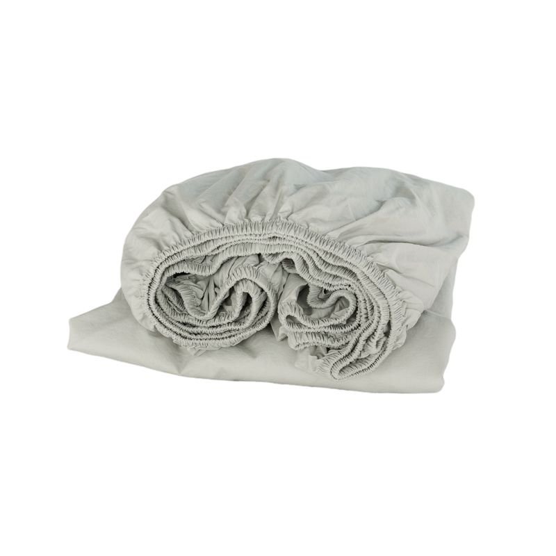 COMPLEMENTA HOMEDESIGN - Sábana Bajera Algodón Ava - Verde Agua  Queen