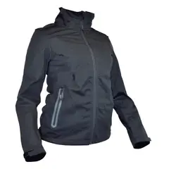 KBEEN - Parka Cortaviento Impermeable Mujer Mountain - Negro - Tallas pequeñas