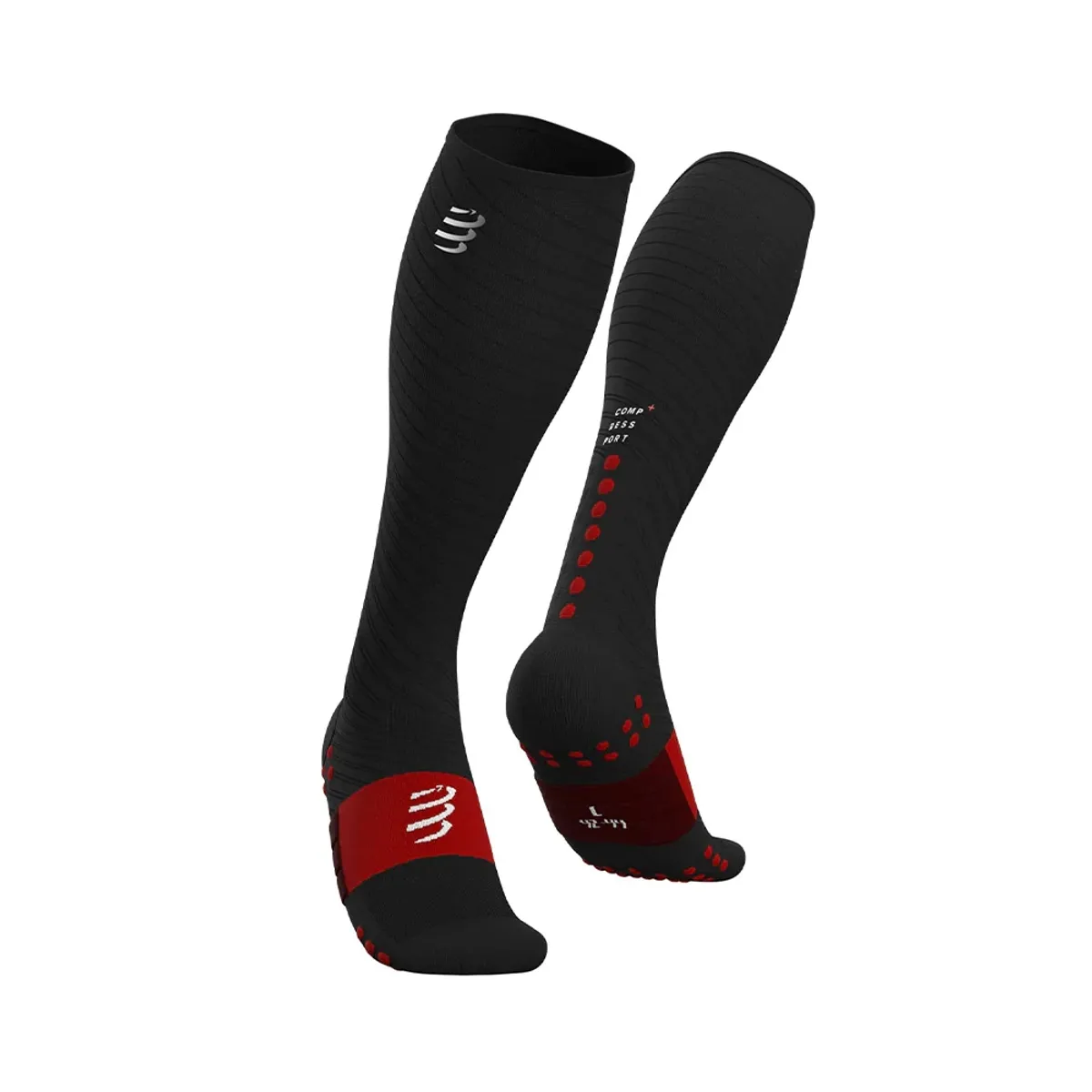 COMPRESSPORT - Full Socks Recovery Negro Compressport