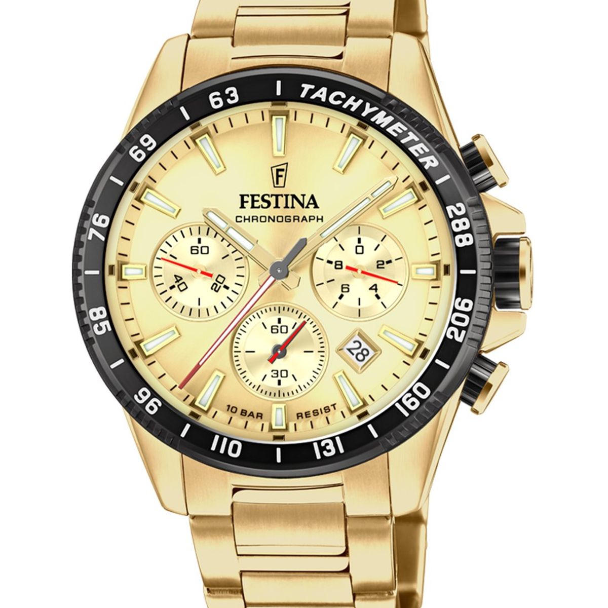 FESTINA - Reloj F20634/6 Festina Dorado Hombre Timeless Chronograph