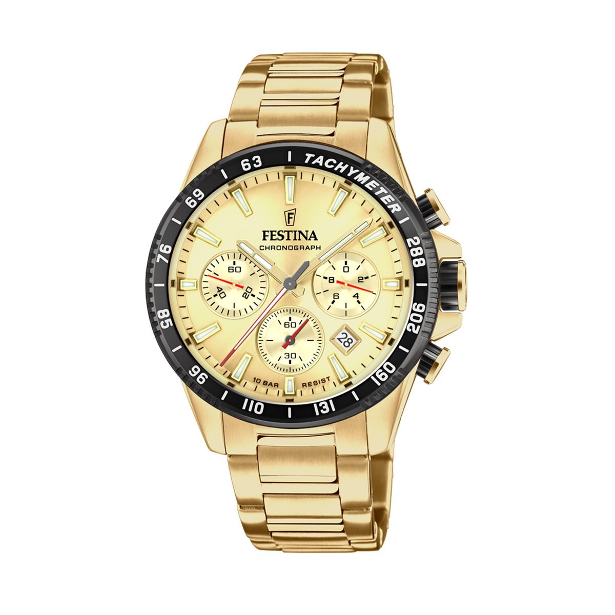 FESTINA - Reloj F20634/6 Festina Dorado Hombre Timeless Chronograph