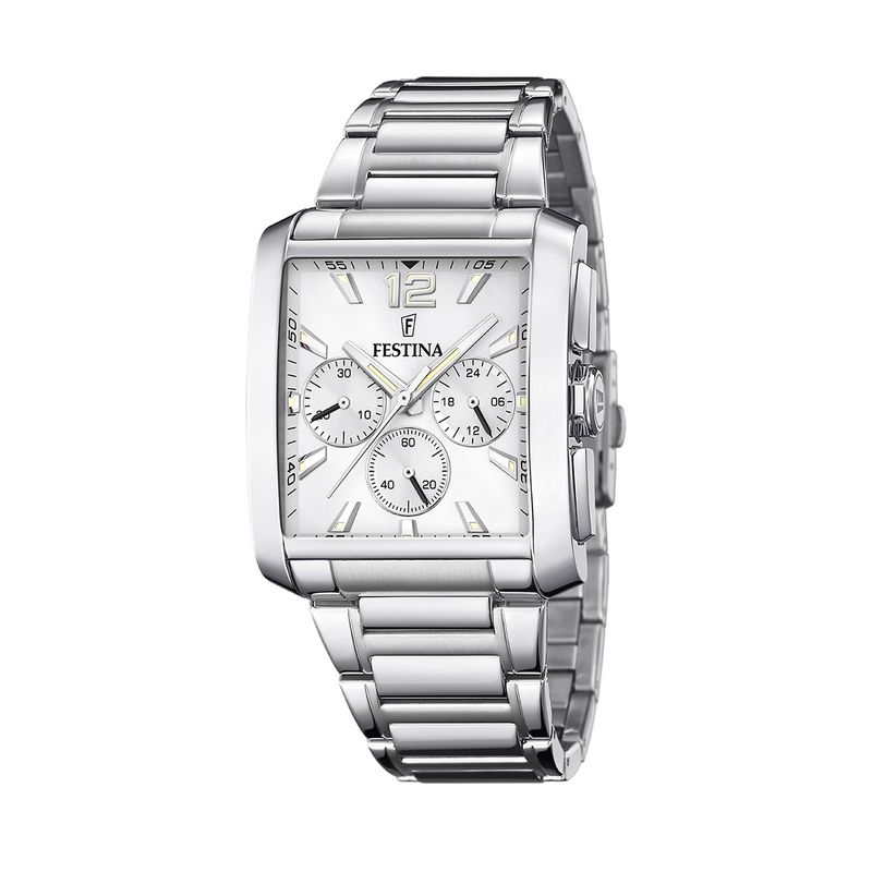 FESTINA - Reloj F20635/1 Festina Plateado Hombre Timeless Chronograph
