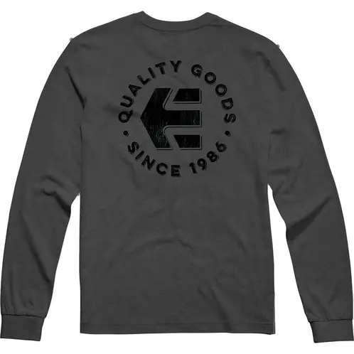 ETNIES - Polera Manga Larga Sicen 1986 Charcoal Heather Grey