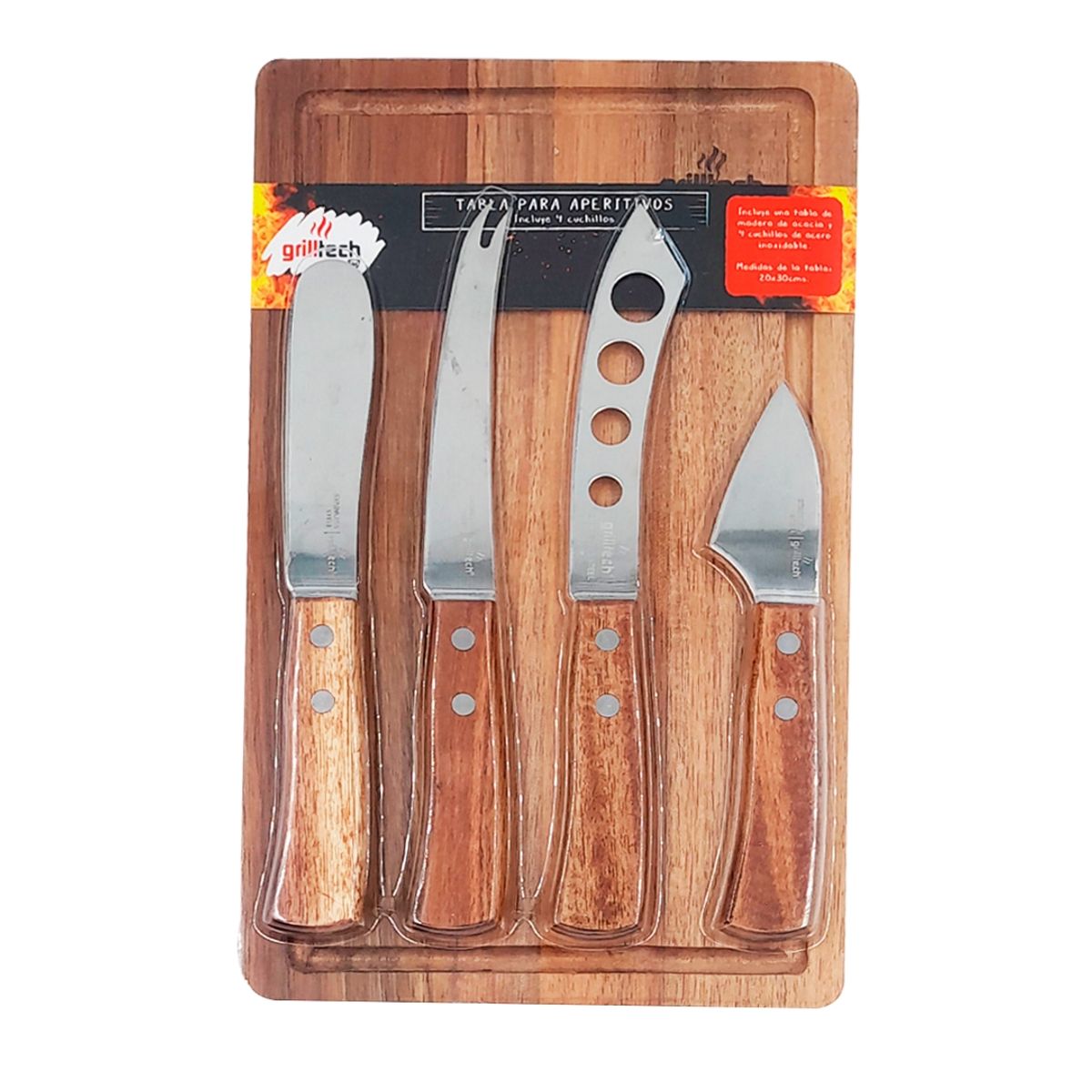 GRILLTECH - Tabla Aperitivos 5 Piezas