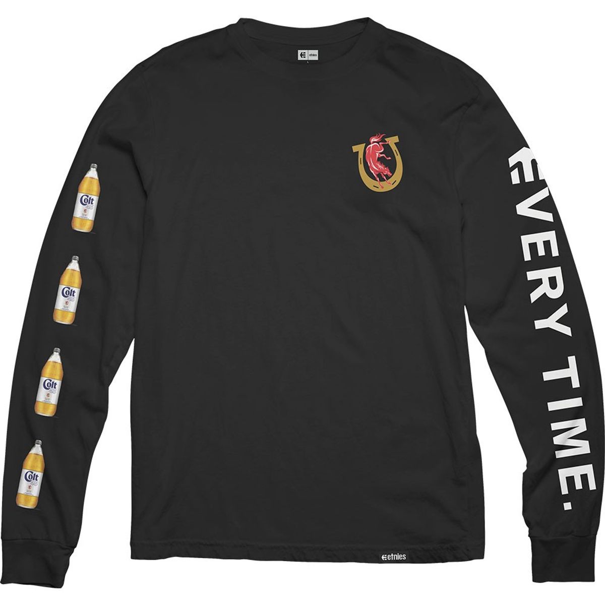 ETNIES - Polera Manga Larga Colt 45 Black