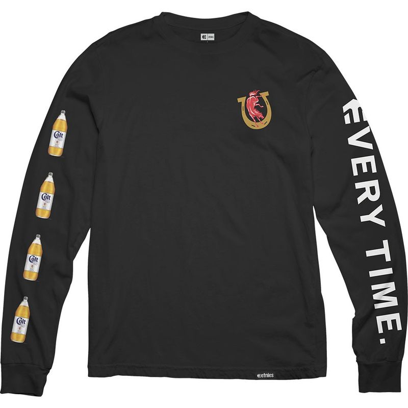 ETNIES - Polera Manga Larga Colt 45 Black ETNIES