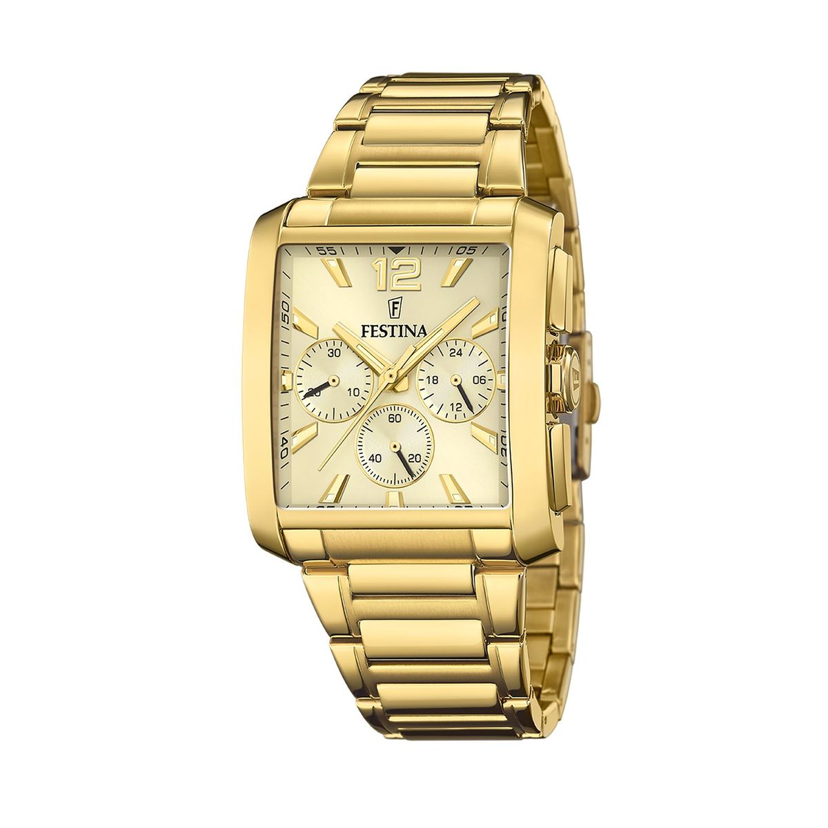 FESTINA - Reloj F20638/2 Festina Dorado Hombre Timeless Chronograph