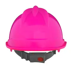 STEELPRO - Casco Evo con Top 33 Fluor Fucsia
