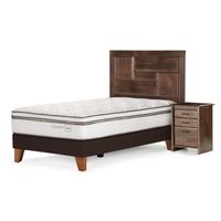 Cama Europea Classique+ 1,5 Plazas Con Muebles Dolce
