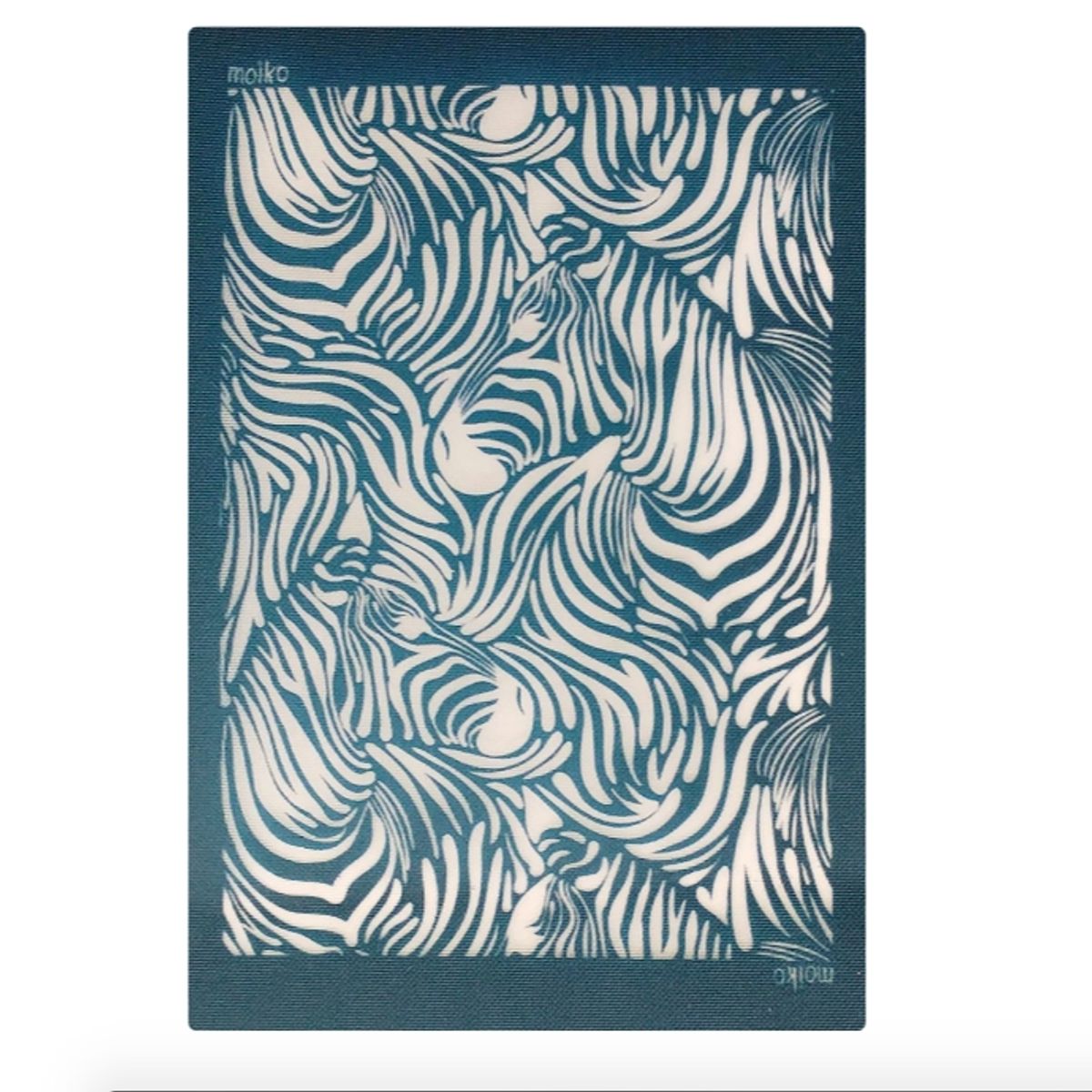 GENERICO - PANTALLA DE SEDA MOIKO MODELO CEBRA