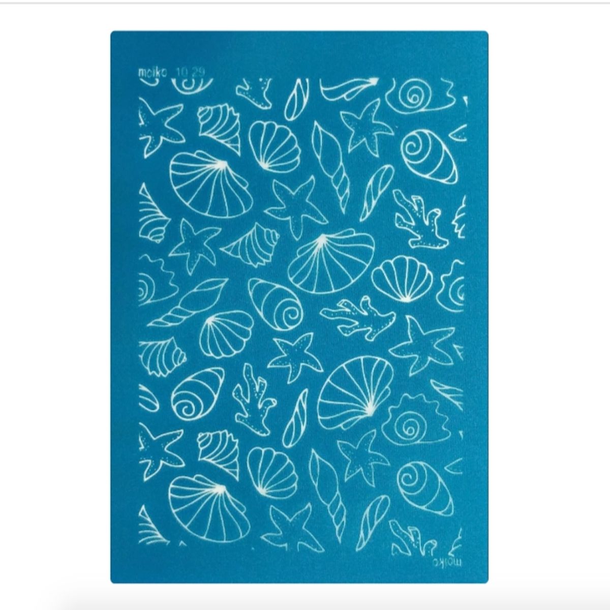 GENERICO - PANTALLA DE SEDA MOIKO MODELO CONCHITAS DE MAR