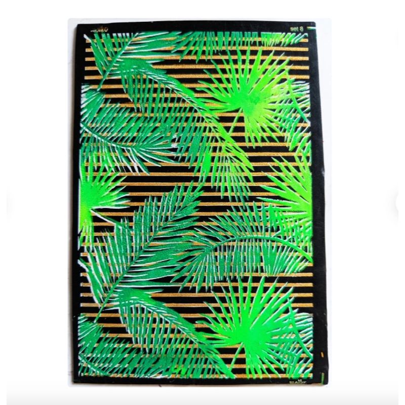 GENERICO - PANTALLA DE SEDA MOIKO MODELO PALMAS  2 PANTALLAS