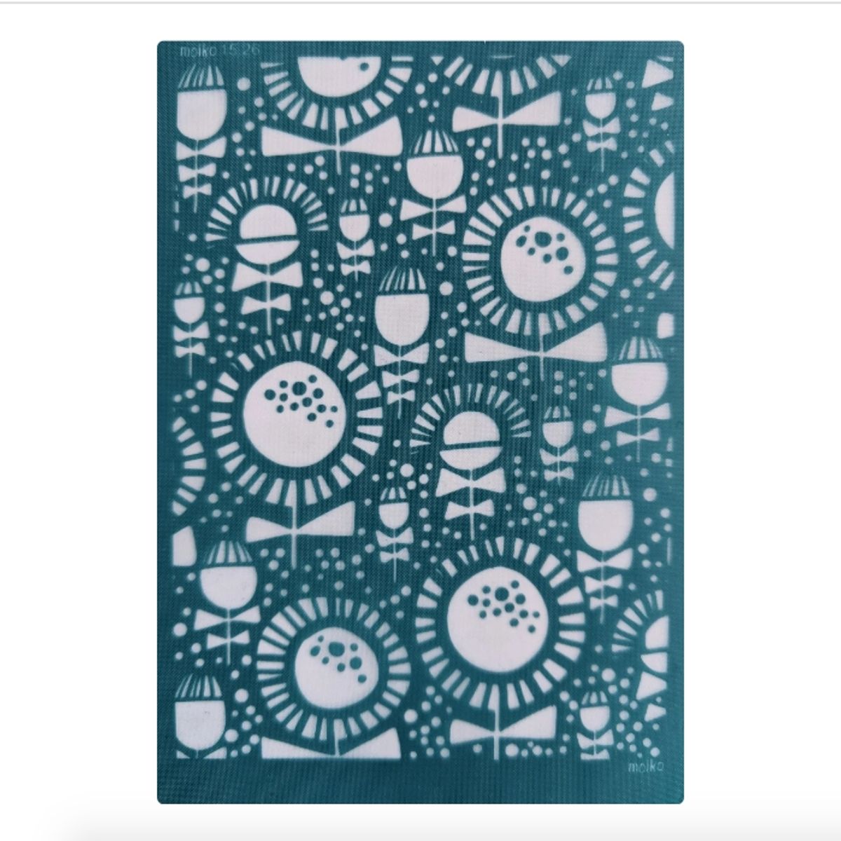 GENERICO - PANTALLA DE SEDA MOIKO MODELO FLORES FOLK