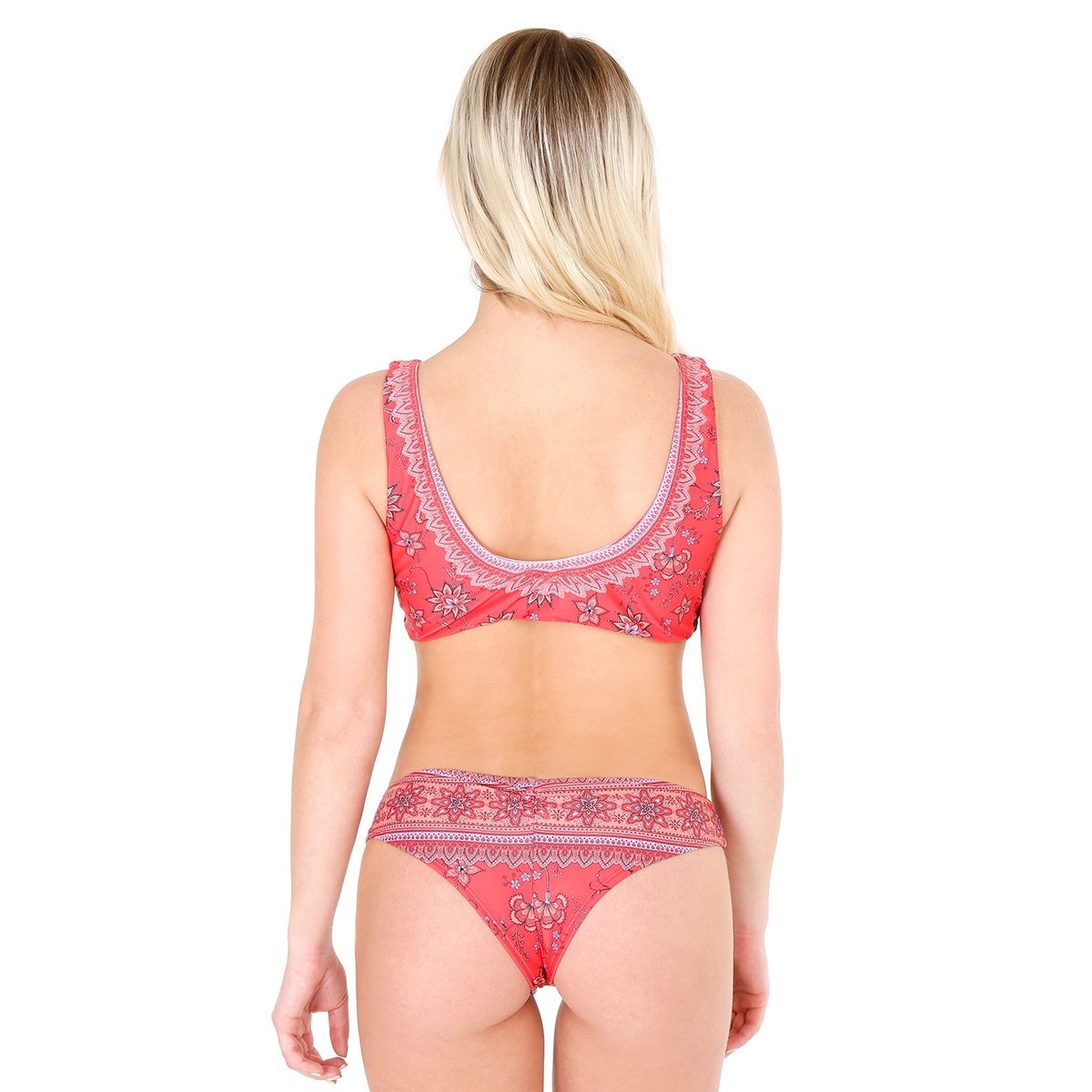 H2O WEAR - Traje de Baño Bikini Top Camiseta para Mujer Rojo H2O WEAR