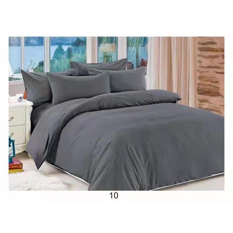 GENERICO - Ropa de cama Juego de sabanas para cama 2 Plazas GRIS