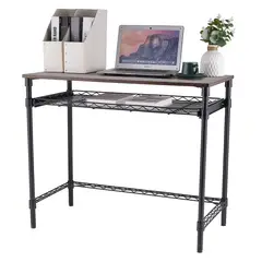 PROCHEF - Mesa Escritorio 91x46x76 cm Acero Pintado Cubierta MDF