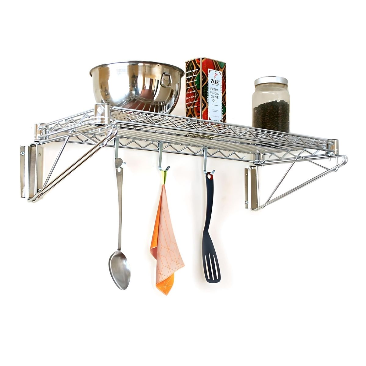 PROCHEF - Repisa 1 bandeja 60x35 cm. Acero Cromado. Capacidad 60 kg.