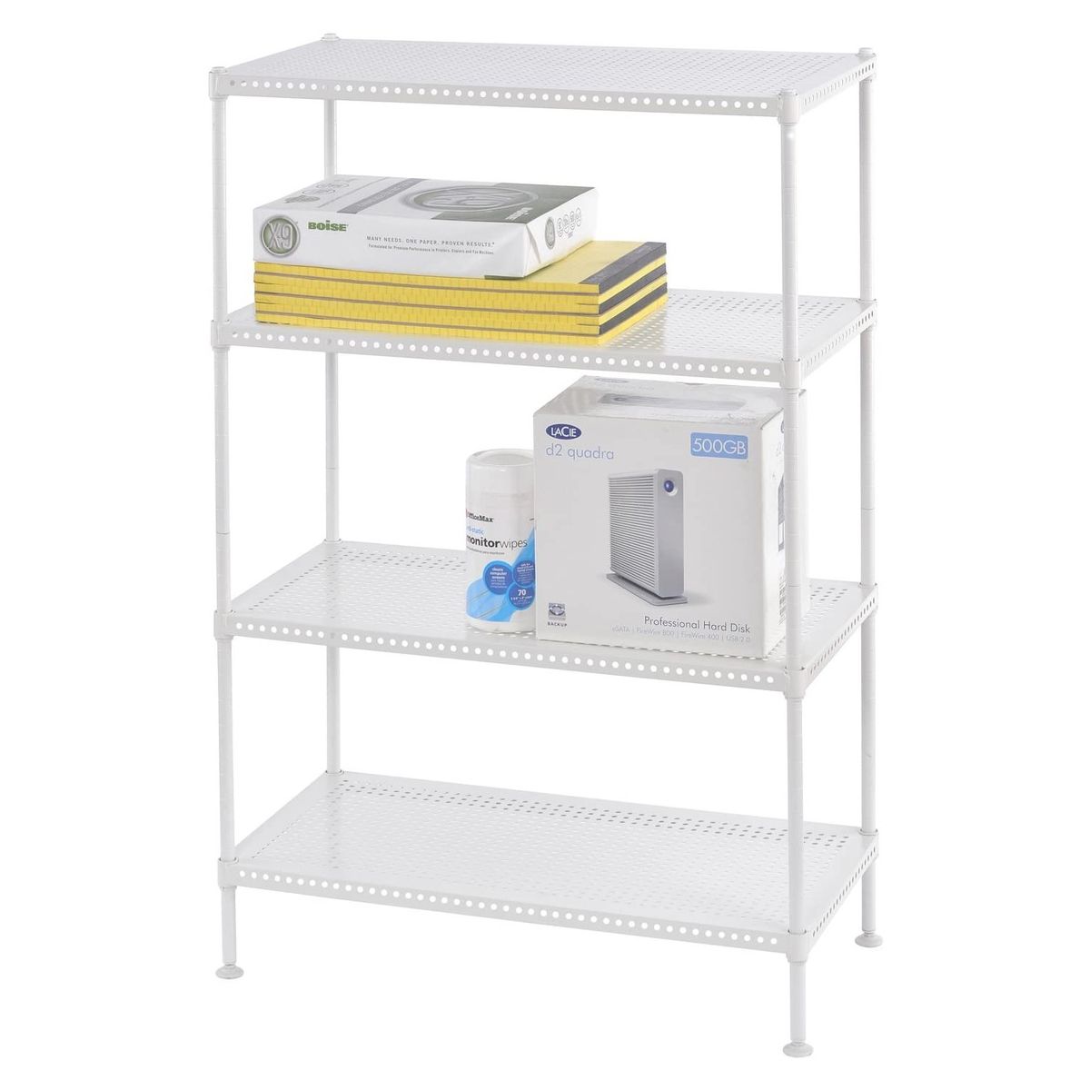 PROCHEF - Estante Acero Perforado 4 Bandejas. 60x30x90 cm. Cap. 200 kg