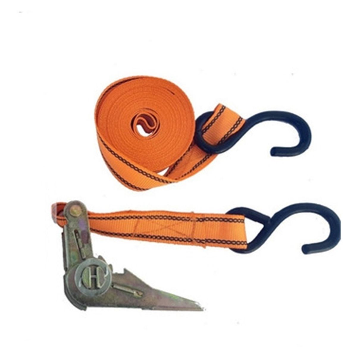 GENERICO - Cinta De Tiro Eslinga Con Ratche 2.5 cm x 4.6 m