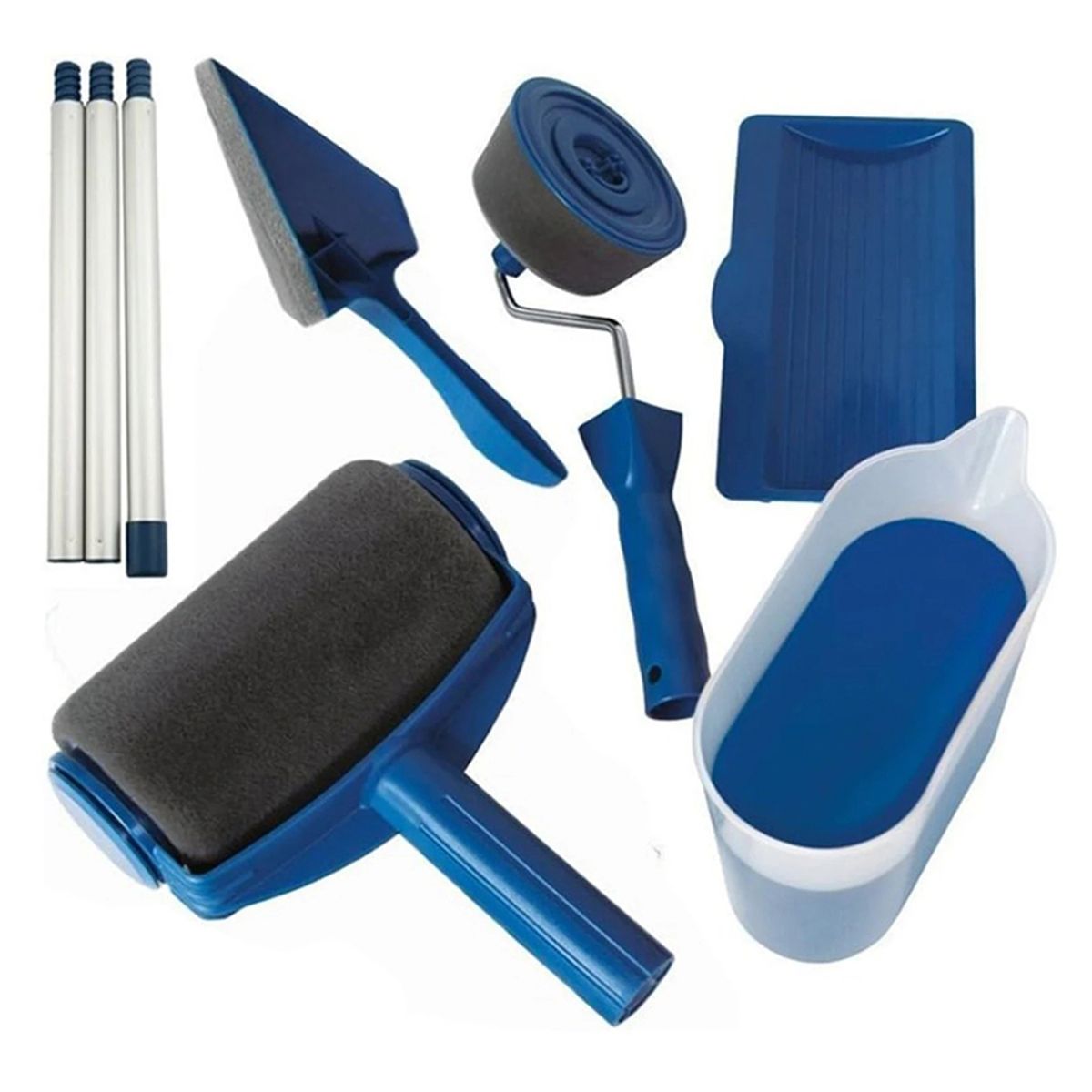 GENERICO - Rodillo Pintar Set Facil Antiderramante Recargable