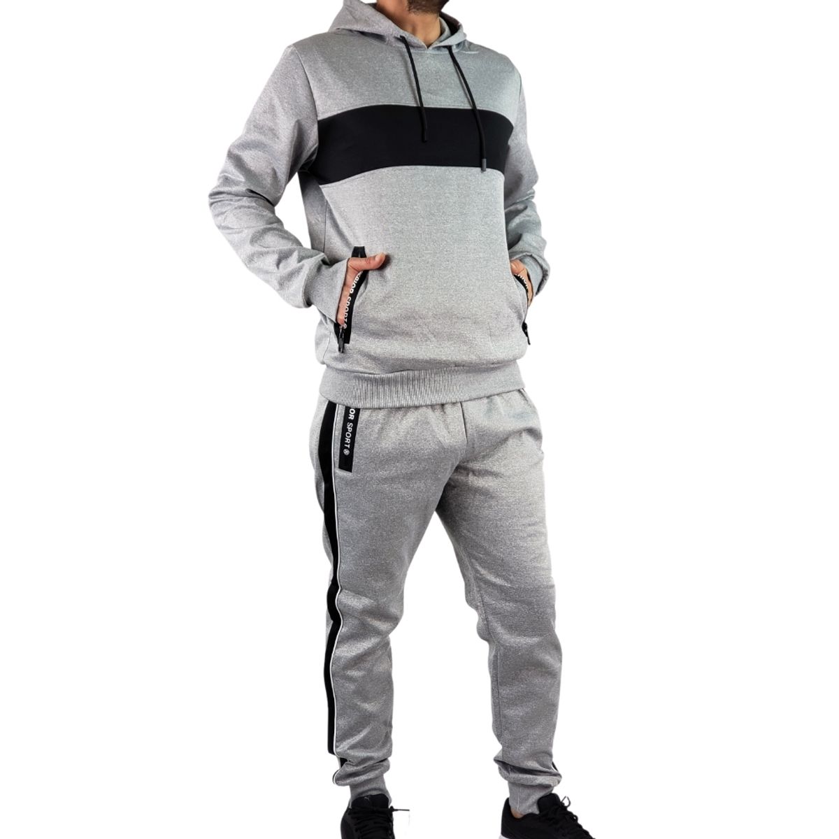 LOOK SHOP - Conjunto Deportivo Hombre Algodón Buzo Jogger Y Polerón 165