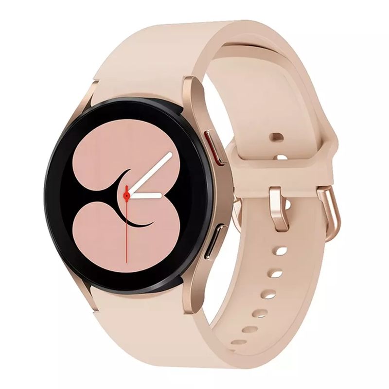 GENERICO - Correa Silicona Para Samsung Watch 4 / 5 / Pro  Classic 20mm Rosado
