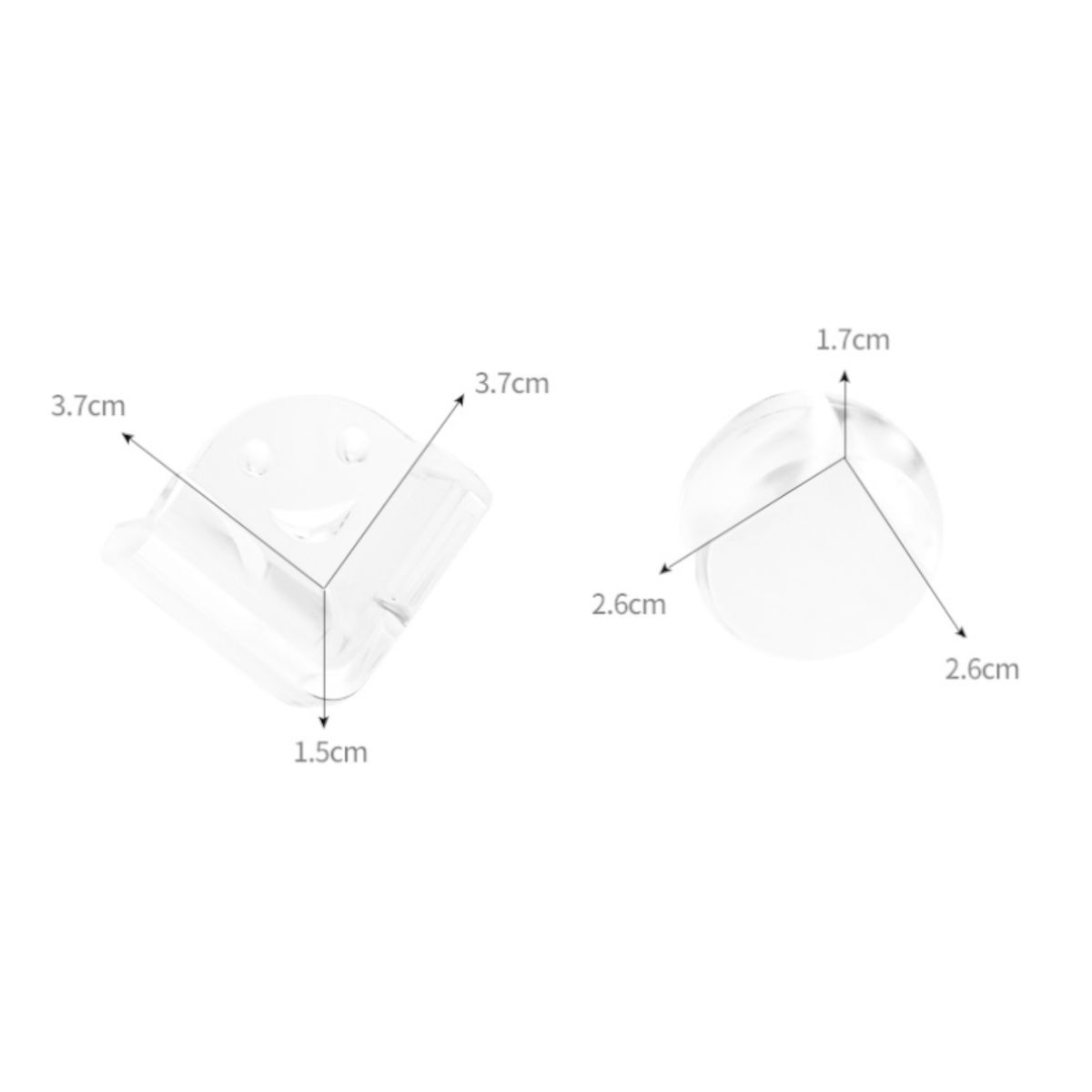 GENERICO - Set 4 Protectores Esquineros Mesas Y Muebles Niños Bebés