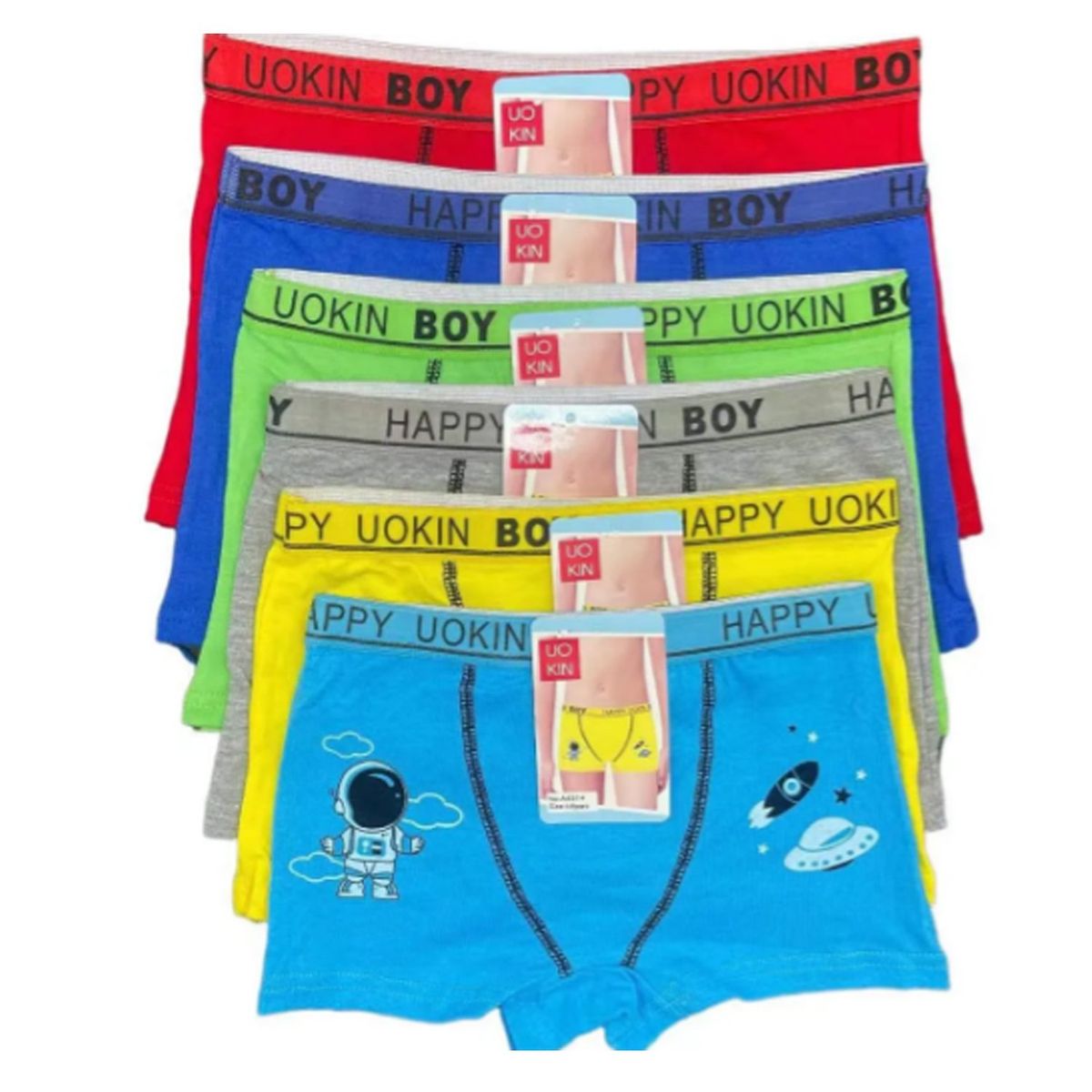 EVERSO - Pack 12 Bóxer Niños Algodón