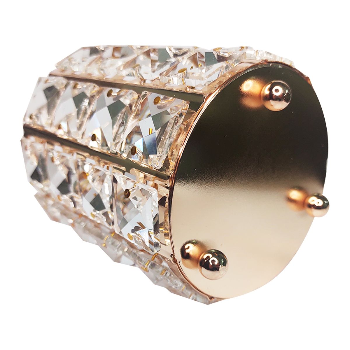 GENERICO - Porta Brochas Pinceles Maquillaje Metalico Soporte Cristal