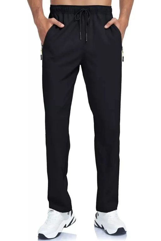 Pantalon Buzo Algodon Hombre Invierno. Jogger Slim Fit 662 Negro M