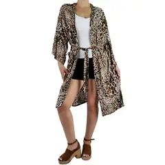 LOOK SHOP - Tapado Floreado Mujer Salida Baño Playa Piscina Kimono 830